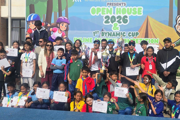 इनलाइन स्केटमा मित्रश्री पहिलो